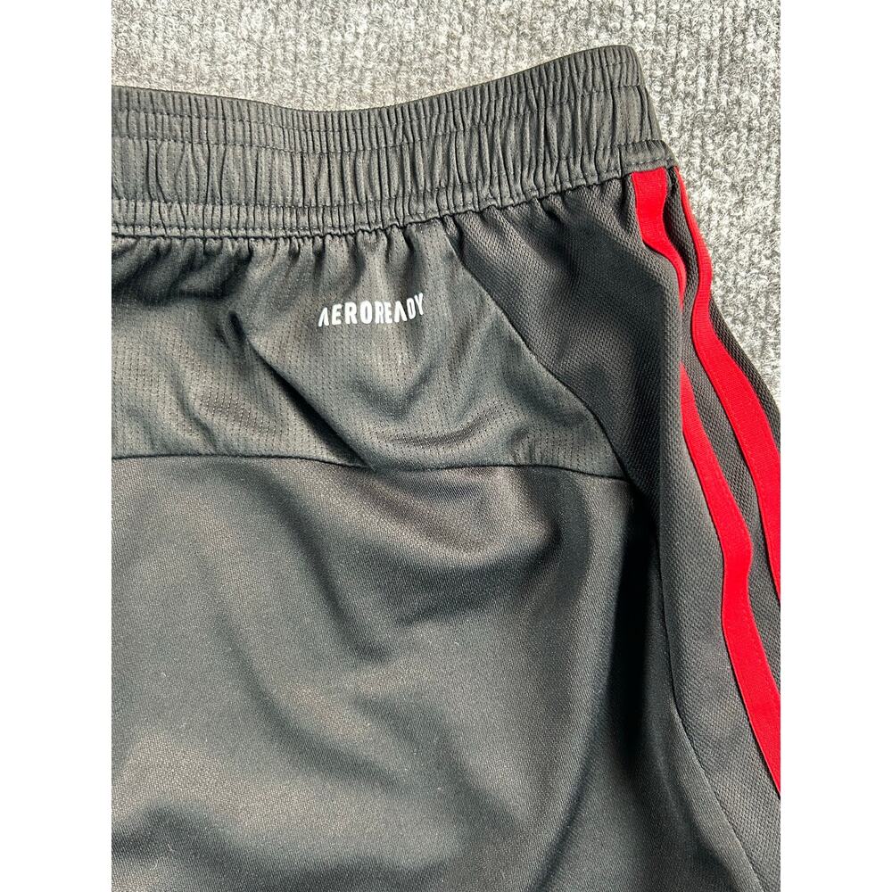 Adidas D2M Primeblue Shorts Mens Medium Black Red AEROREADY Zip Pockets - Picture 6 of 9